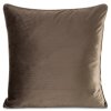 DEKORAČNÍ POVLAK NA POLŠTÁŘ GAJA2 45X45 CM TMAVOHNĚDÁ