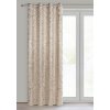 ZATEMŇOVACÍ ZÁVĚS NA KROUŽCÍCH MILENA 140X250 CM LISTY