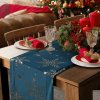 VÁNOČNÍ BĚHOUN NA STŮL ELEGANCE5 40X140 CM VZOROVANÝ