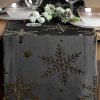 VÁNOČNÍ BĚHOUN NA STŮL ELEGANCE1 40X140 CM VZOROVANÝ