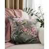 DEKORAČNÍ POVLAK NA POLŠTÁŘ VELVET 108 45X45 CM KVĚTY