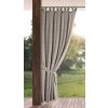 ZAHRADNÍ VODĚODOLNÝ ZÁVĚS NA POUTKÁCH GARDEN 155X220 CM HNĚDÁ