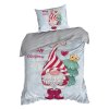 VÁNOČNÍ POVLEČENÍ Z MIKROVLÁKNA BEINER 160X200 CM, 2 KS 70X80 CM VZOROVANÉ
