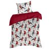 VÁNOČNÍ POVLEČENÍ Z MIKROVLÁKNA MELODY 160X200 CM, 2 KS 70X80 CM VZOROVANÉ