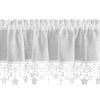 KRÁTKÁ VÁNOČNÍ ZÁCLONA NA PÁSCE XMAS 30X150 CM HVĚZDY