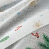 KRÁTKÁ VÁNOČNÍ ZÁCLONA NA POUTKÁCH XMAS1 30X150 CM VZOROVANÁ