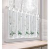 KRÁTKÁ VÁNOČNÍ ZÁCLONA NA POUTKÁCH XMAS1 60X150 CM VZOROVANÁ