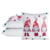 VÁNOČNÍ DEKORAČNÍ POVLAK NA POLŠTÁŘ GOBLIN 45X45 CM VZOROVANÁ