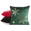 VÁNOČNÍ DEKORAČNÍ POVLAK NA POLŠTÁŘ ELEGANCE4 45X45 CM VZOROVANÁ