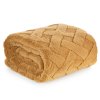 DEKA Z MIKROFLANELU CARO 200X220 CM MĚDOVÁ