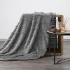 FLANELOVÁ DEKA NINA 150X200 CM ŠEDÁ