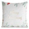 VÁNOČNÍ DEKORAČNÍ POVLAK NA POLŠTÁŘ MERRY1 45X45 CM VZOROVANÁ