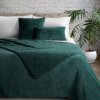 PŘEHOZ NA POSTEL NINA 170X210 CM TMAVĚZELENÝ