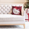 VÁNOČNÍ DEKORAČNÍ POVLAK NA POLŠTÁŘ MERRY2 45X45 CM VZOROVANÁ