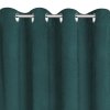 ZATEMŇOVACÍ ZÁVĚS NA KROUŽCÍCH MEGI 140X250 CM TMAVĚZELENÁ