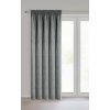 ZATEMŇOVACÍ ZÁVĚS NA PÁSCE NESKA 140X270 CM ŠEDÁ