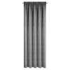 ZATEMŇOVACÍ ZÁVĚS NA PÁSCE NESKA 140X270 CM ŠEDÁ