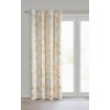 ZATEMŇOVACÍ ZÁVĚS NA KROUŽCÍCH ZARIA 140X250 CM LISTY