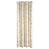 ZATEMŇOVACÍ ZÁVĚS NA KROUŽCÍCH ZARIA 140X250 CM LISTY