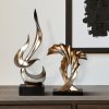 DEKORAČNÍ SOŠKA ZOE 20X8X25 CM ZLATÁ