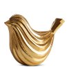 DEKORAČNÍ SOŠKA VERA 16X9X12 CM ZLATÁ