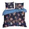 MAKOSATENOVÉ POVLEČENÍ REINA50 160X200 CM, 2 KS 70X80 CM KVĚTY