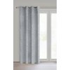 ZÁVĚS NA KROUŽCÍCH ADELINA 140X250 CM ŠEDÁ