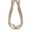 DEKORAČNÍ ŠNŮRA NA ZÁVĚS AGIS 59 CM BÉŽOVÁ