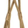 DEKORAČNÍ ŠNŮRA NA ZÁVĚS LANA ZLATÁ