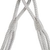 DEKORAČNÍ ŠNŮRA NA ZÁVĚS LANA STŘÍBRNÁ