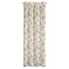 ZÁVĚS NA KROUŽCÍCH MĚLA 140X250 CM KVĚTY