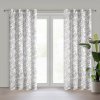 ZÁVĚS NA KROUŽCÍCH EDITH 140X250 CM VZOROVANÁ