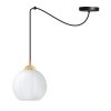 lampa wiszaca sufitowa zyrandol costa czarny pajak loft nad stol i wyspe e27 nowoczesny