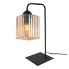 lampa stolowa lampka nocna topazowy klosz riffle szklany do sypialni salonu glamour