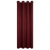 ZÁVĚS NA KROUŽCÍCH ADA 140X250 CM BORDOVÁ