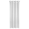 ZÁCLONA NA KROUŽCÍCH DALIA 140X250 CM BÍLÁ