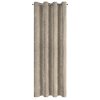 ZÁVĚS NA KROUŽCÍCH NILO 140X250 CM SVĚTLEHNĚDÁ