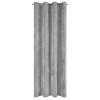 ZÁVĚS NA KROUŽCÍCH NILO 140X250 CM ŠEDÁ