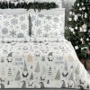 VÁNOČNÍ RENFORCÉ POVLEČENÍ DWARF 140X200 CM, 1 KS 70X80 CM VZOROVANÉ