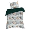VÁNOČNÍ POVLEČENÍ Z MIKROVLÁKNA FAIRYLAND 200X220 CM, 2 KS 70X80 CM VZOROVANÉ