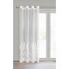 ZÁCLONA NA KROUŽCÍCH TALINA 140X250 CM VZOROVANÁ