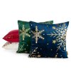 VÁNOČNÍ DEKORAČNÍ POVLAK NA POLŠTÁŘ ELEGANCE3 45X45 CM VZOROVANÁ