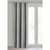 ZATEMŇOVACÍ ZÁVĚS NA KROUŽCÍCH ADLEY 135X250 CM STŘÍBRNÁ