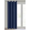 ZATEMŇOVACÍ ZÁVĚS NA KROUŽCÍCH ADLEY 135X250 CM TMAVĚMODRÁ