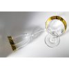 bohemia angela 350ml kieliszek verso gold 6 szt