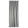 ZATEMŇOVACÍ ZÁVĚS NA PÁSCE AGGIE 140X270 CM ŠEDÁ