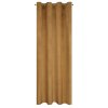 ZATEMŇOVACÍ ZÁVĚS NA KROUŽCÍCH MELANIE 140X250 CM MEDOVÁ