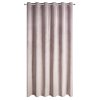 ZATEMŇOVACÍ ZÁVĚS NA KROUŽCÍCH MELANIE 215X250 CM PÚDROVĚ RŮŽOVÁ