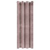 ZATEMŇOVACÍ ZÁVĚS NA KROUŽCÍCH RIA 140X250 CM PÚDROVĚ RŮŽOVÁ