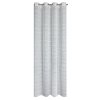 ZÁCLONA NA KROUŽCÍCH ARIA 140X250 CM ŠEDÁ
